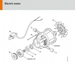 Stihl RE 127 PLUS Electric Pressure Washer With Hose Reel Spare Parts